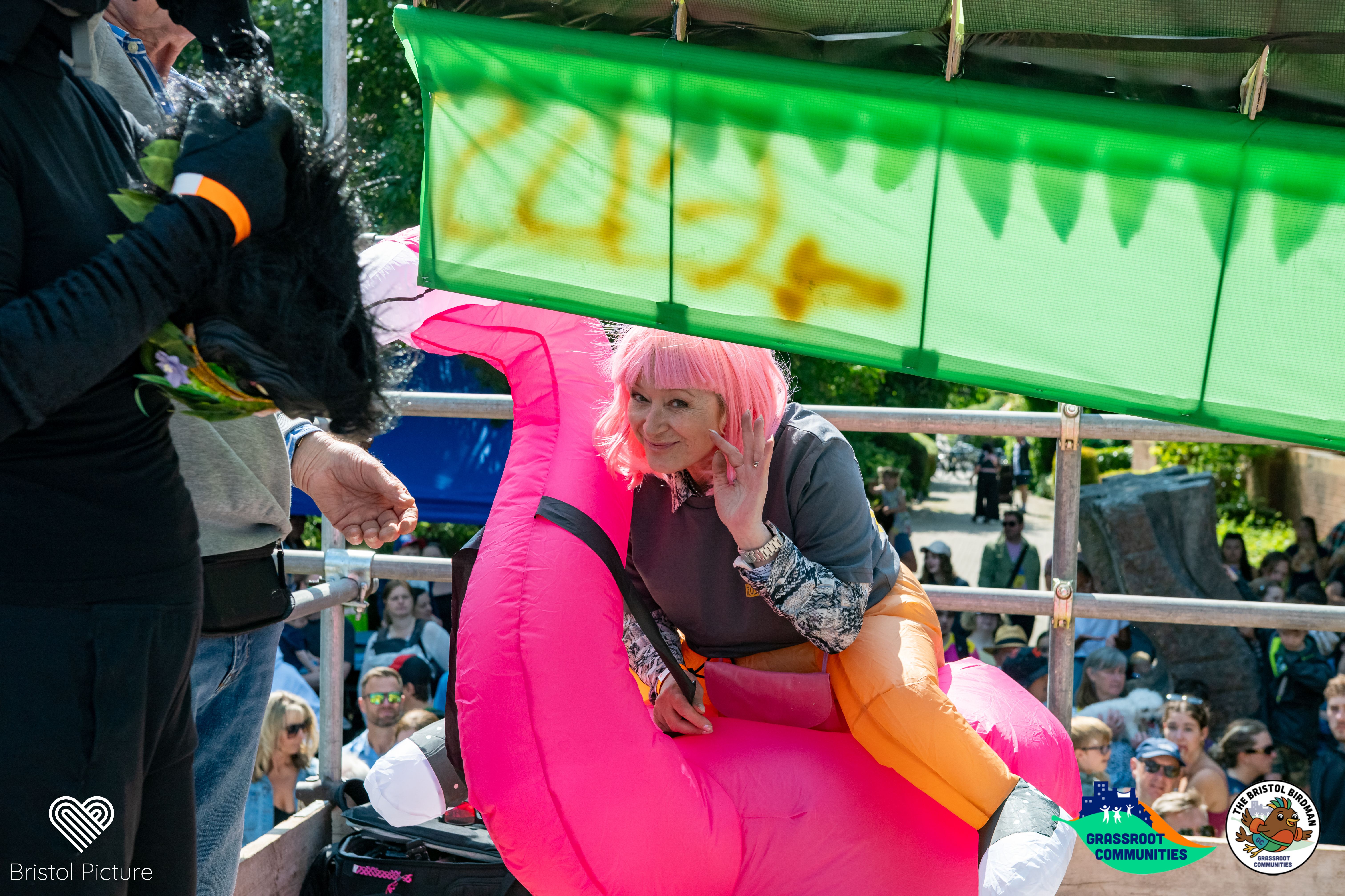 Tomo No Ramen's Cheeky flamingo